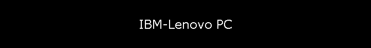 IBM-Lenovo PC