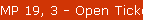 MP 19, 3 - Open Tickets by Date