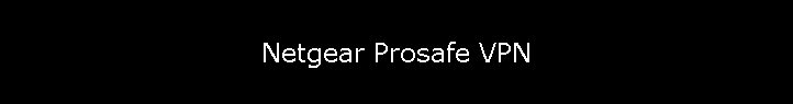 Netgear Prosafe VPN