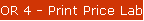 OR 4 - Print Price Labels From Purchasing