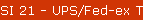 SI 21 - UPS/Fed-ex Tracking