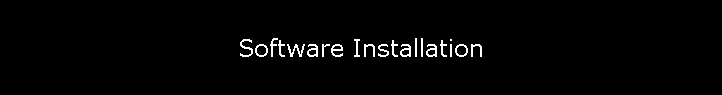 Software Installation
