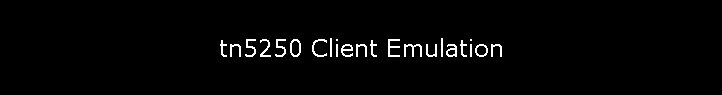 tn5250 Client Emulation